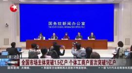登記在冊市場(chǎng)主體達1.63億戶(hù)